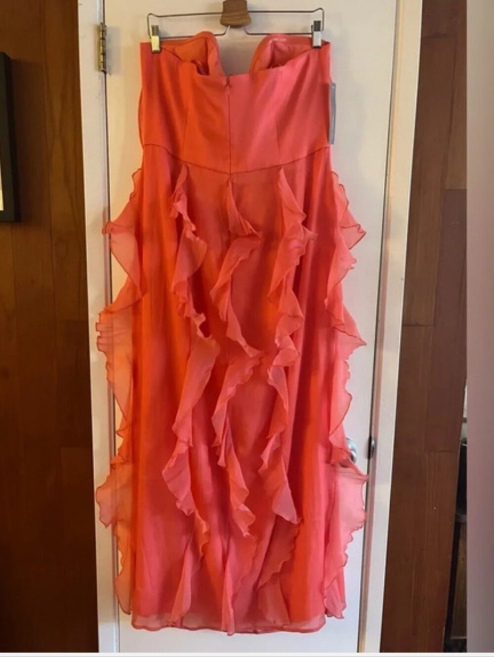 Anthropologie Hutch Strapless Tiered Tulle Maxi Dress - Picture 4 of 6
